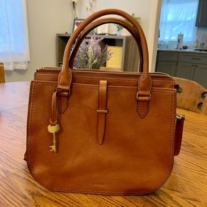 Fossil Bag - Ryder Satchel Brown - Shoulder or crossbody